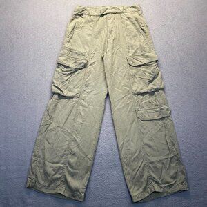 SO Military Cargo Pant‎ Green,Wide Leg  Women's Size 11/30W,Soft,Kohl's,Outdoor